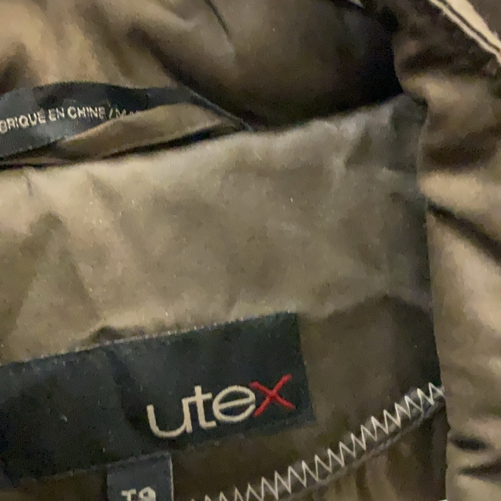 Utex Men's Dark Brown Puffer Jacket